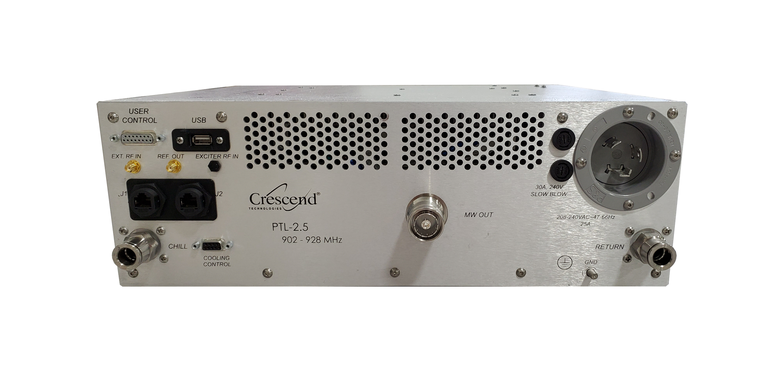 PTL-2.5 Solid State Microwave Generator Back- Cellencor