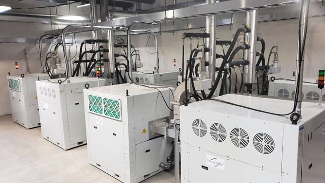 PTL-50 Industrial Solid-State Microwave Generator Room- Cellencor